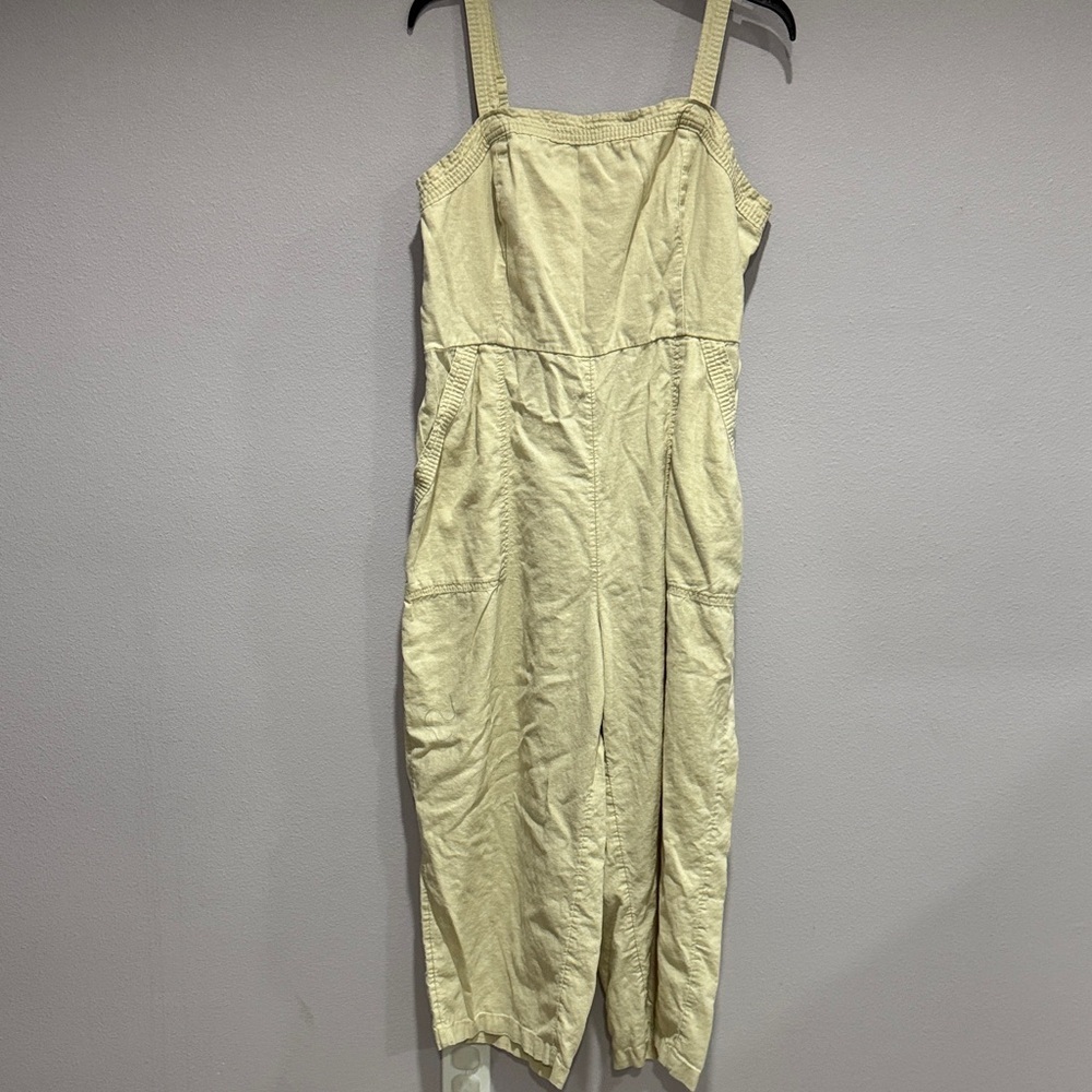 Old Navy Cream Wide Leg Jumpsuit